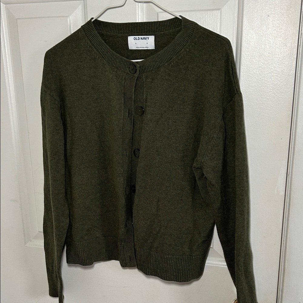 Old Navy Dark Green Knit Sweater